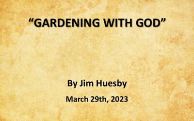 GARDENING WITH GOD