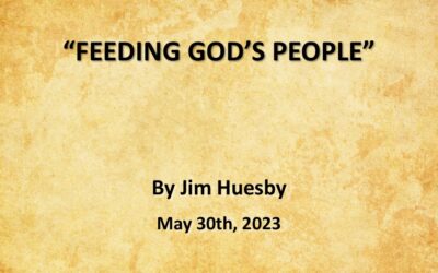 FEEDING GOD’S PEOPLE